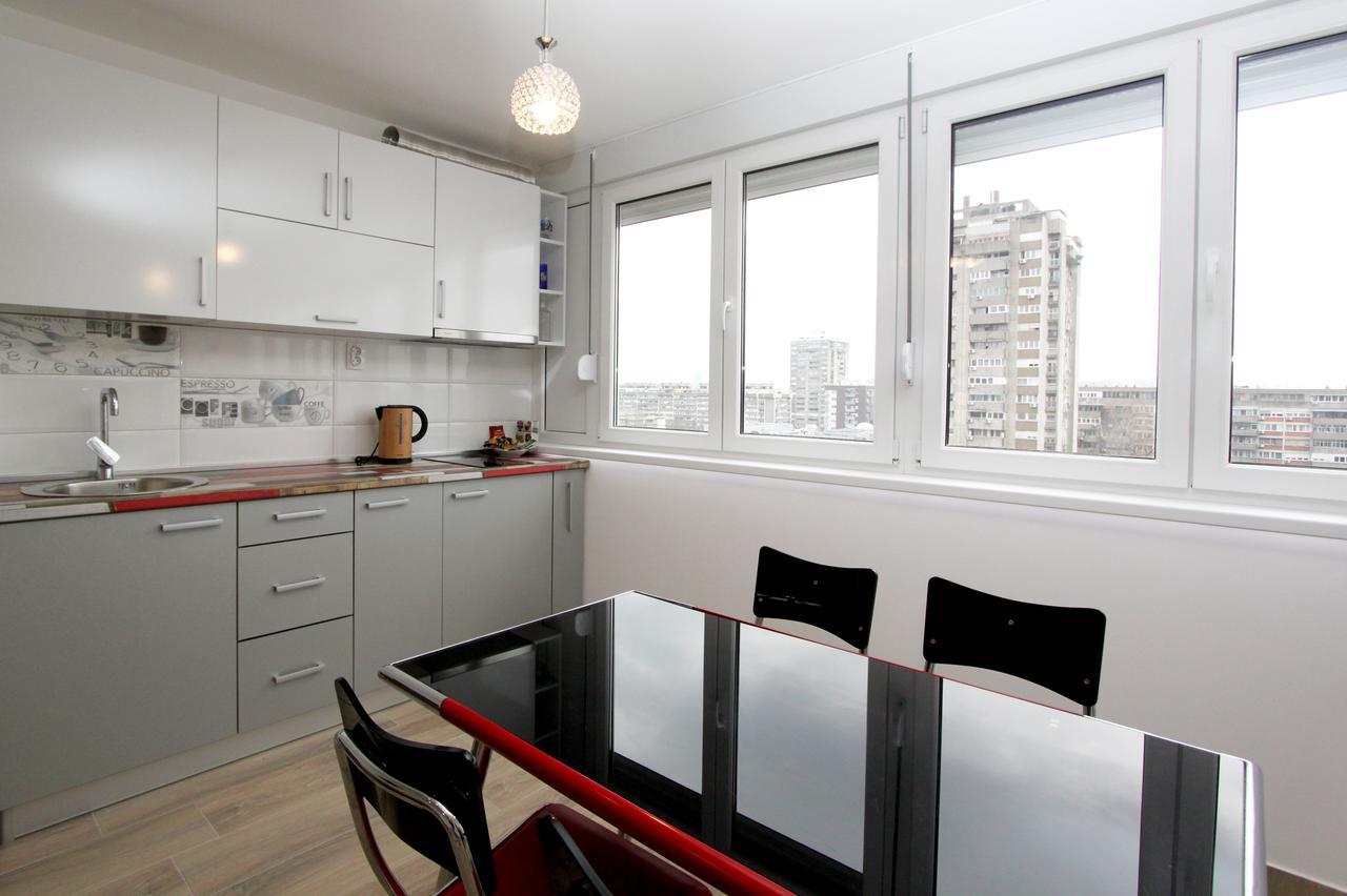 Ferienwohnung Penthouse Novi Beograd Exterior foto